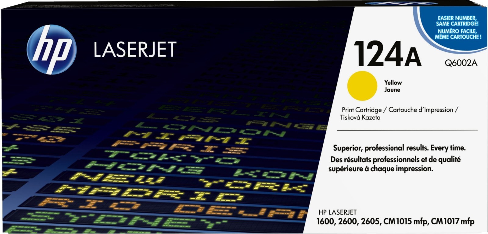 HP Toner Cartridge - Yellow -Q6002A | HP 124A - New in Box