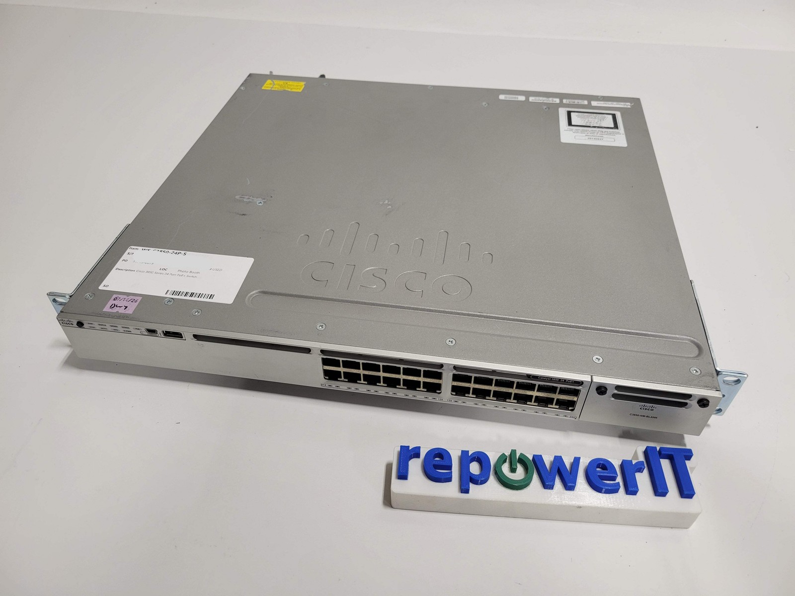 Cisco WS-C3850-24P-S Cisco 3850 Series 24 Port PoE+ Switch USED