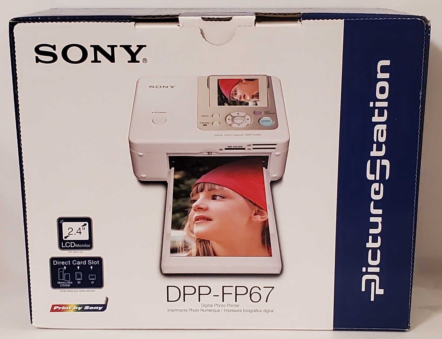 New Sony Picture Station DPP-FP67 Digital Camera With Card Slot Photo Printer