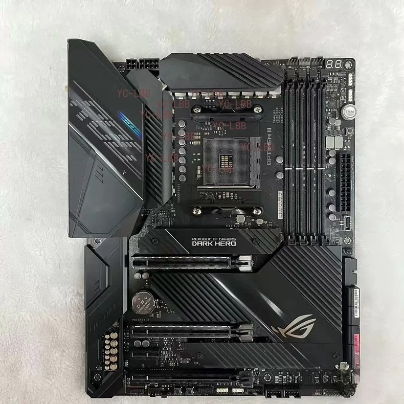 For ASUS ROG CROSSHAIR VIII DARK HERO Motherboard AMD X570 Socket AM4 PCIe 4.0