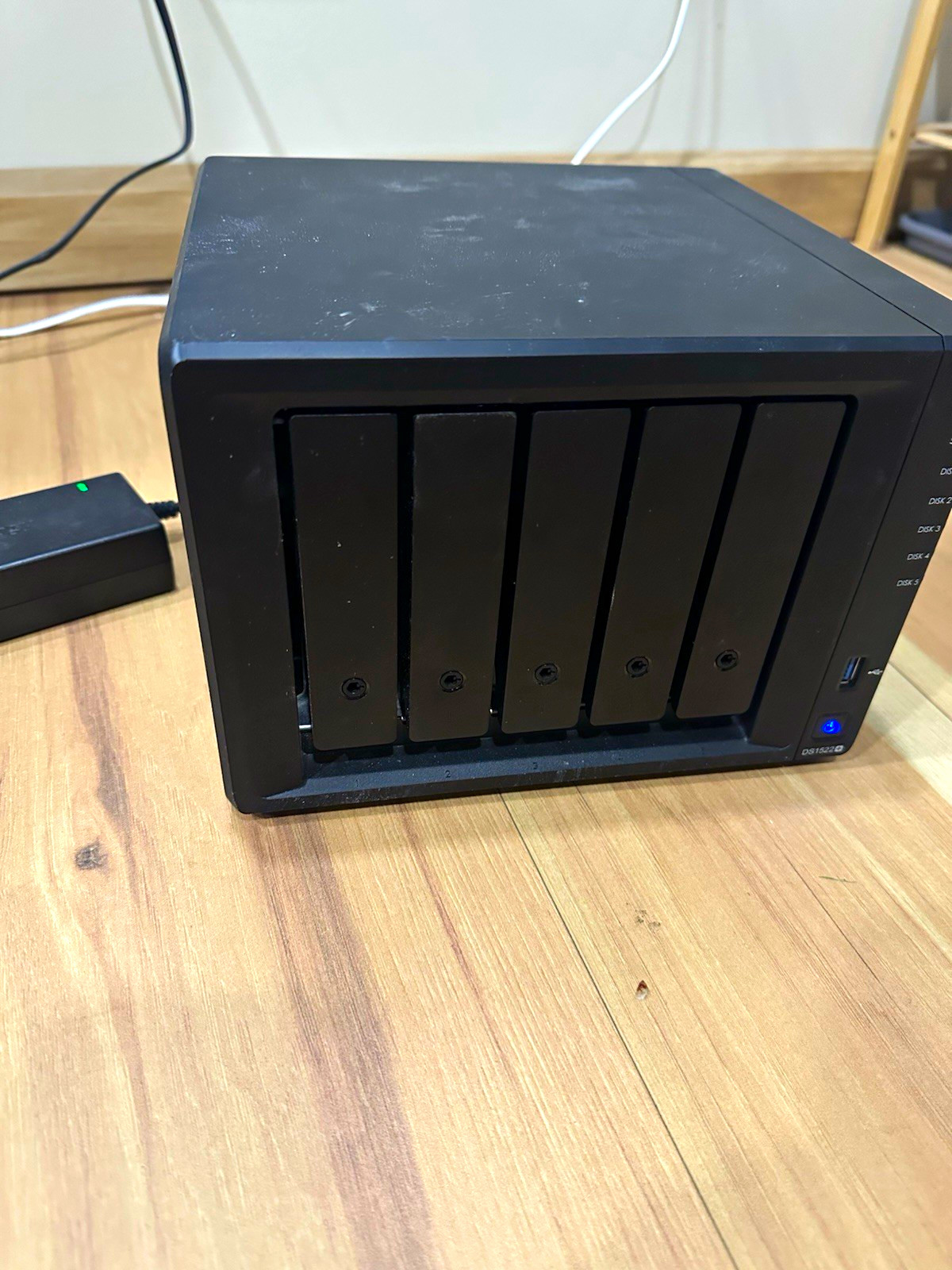 Synology DiskStation DS1522+ 5-Bay NAS Black, Ethernet, USB 3.0 HDD/SSD