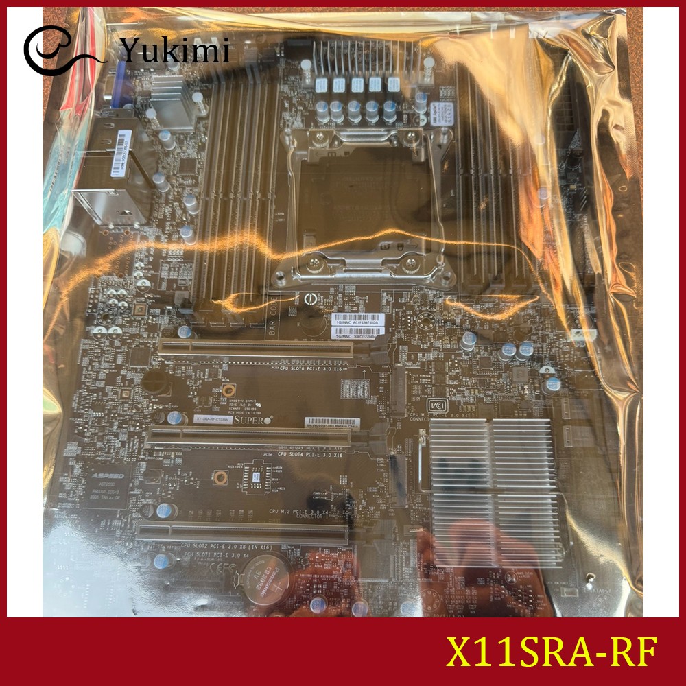 FOR Supermicro X11SRA-RF DDR4*8 LGA 2066 512GB VGA ATX Ｍotherboard Test OK