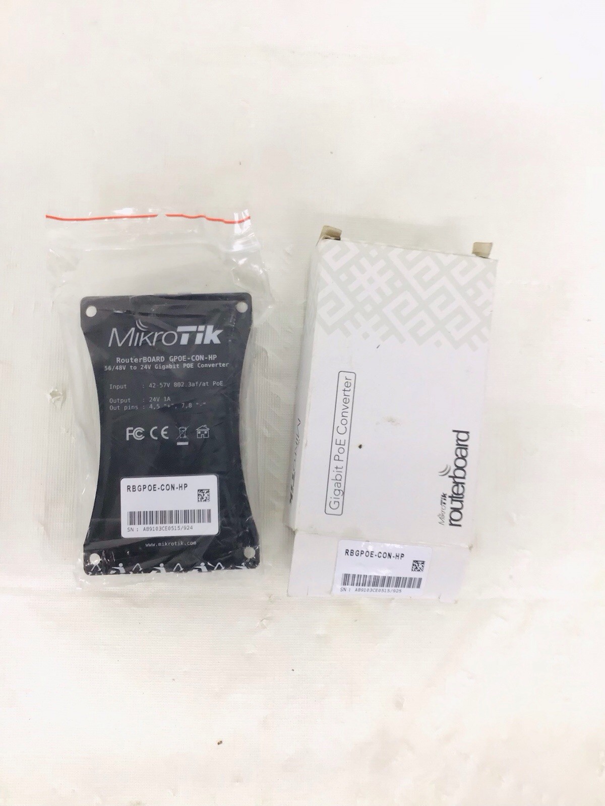 Micro Tik RouterBOARD GPOE-CON-HP 48V-24V Gigabit Poe Converter New Open Box