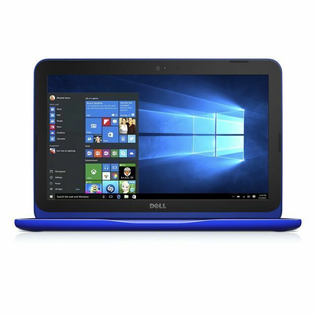 Dell Inspiron 11 3000 11.6 in (32GB, Intel Celeron N, 1.60GHz) Laptop Blue