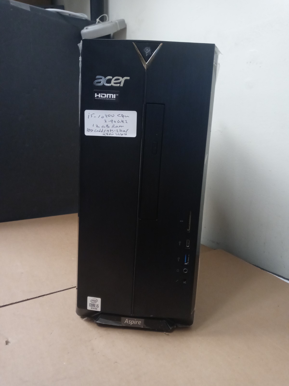Acer Aspire TC-1660 Intel Core i5-10400 0GB SSD 2.9GHz 12GB RAM Desktop PC NO OS