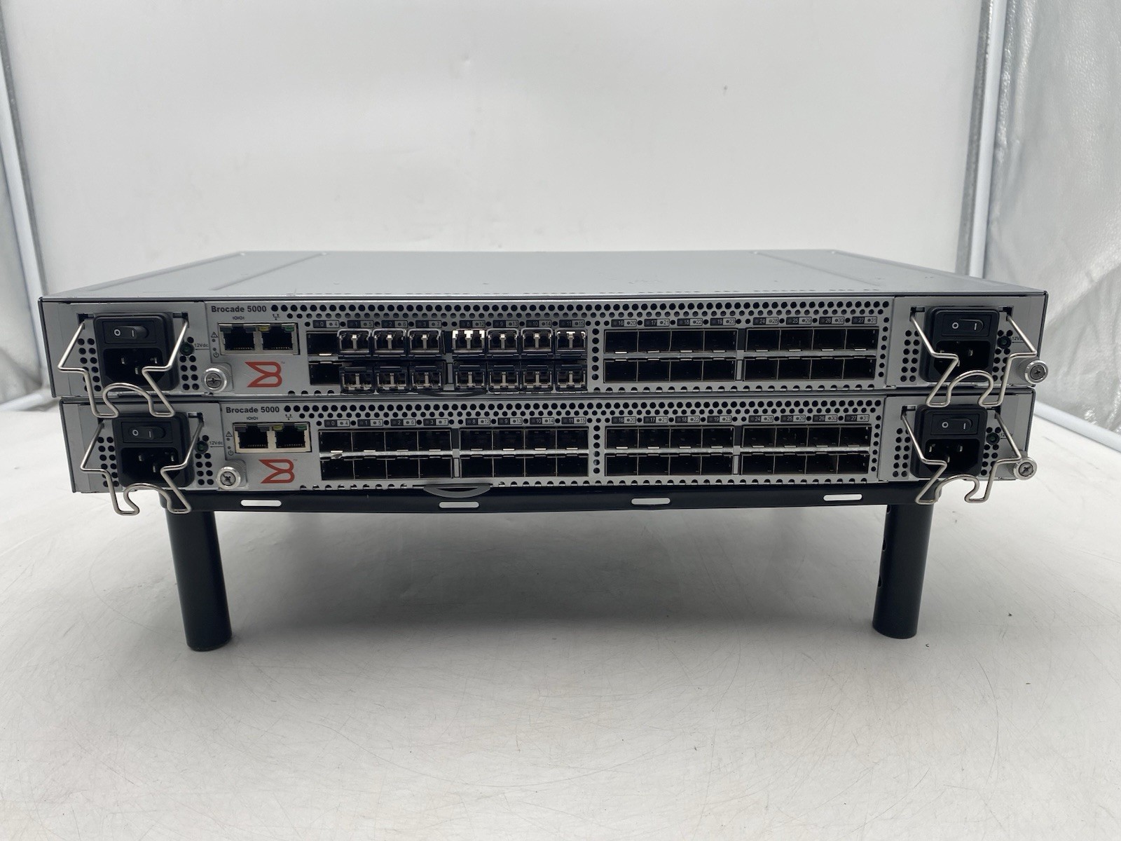 Lot of 2 Brocade DL-5020-0001/0004 5020 32 Port Rack Switch