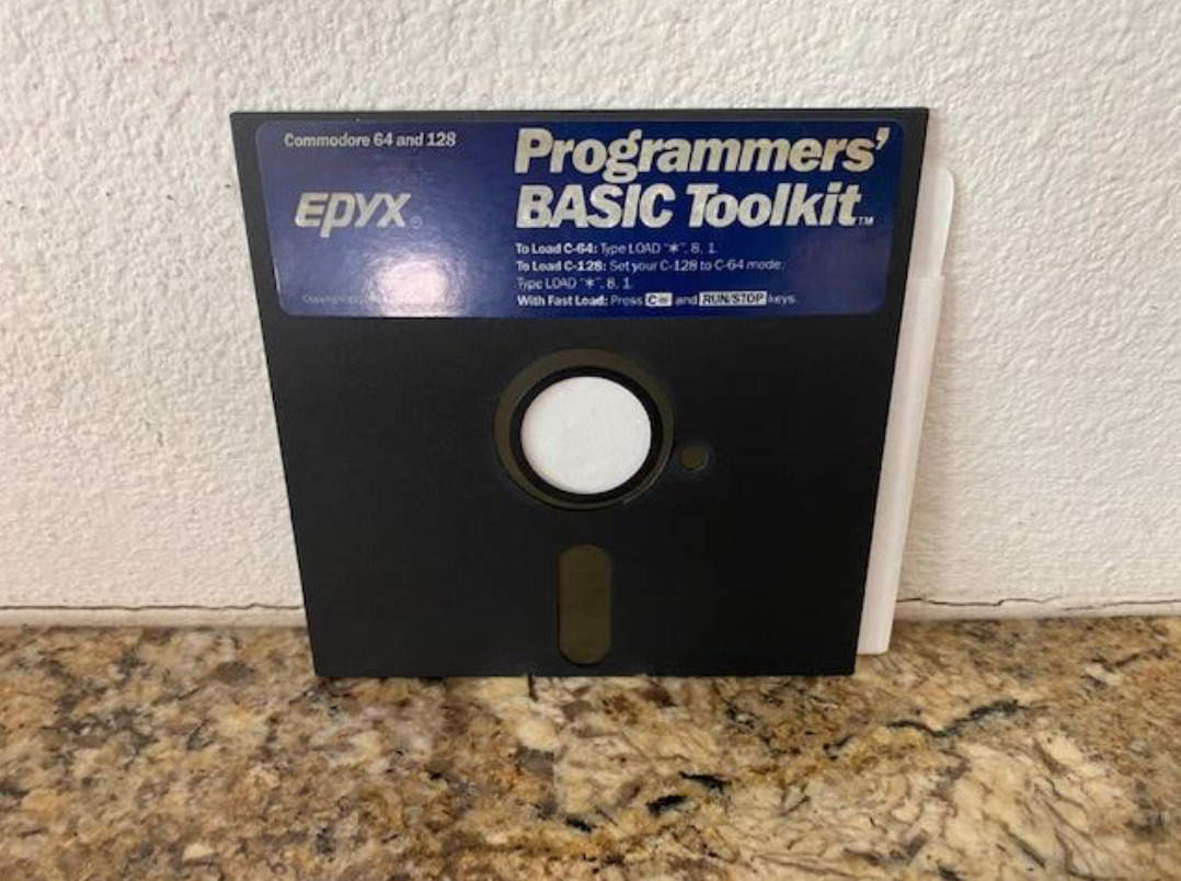 Epyx programmers basic toolkit for Commodore 64/128 - disk only