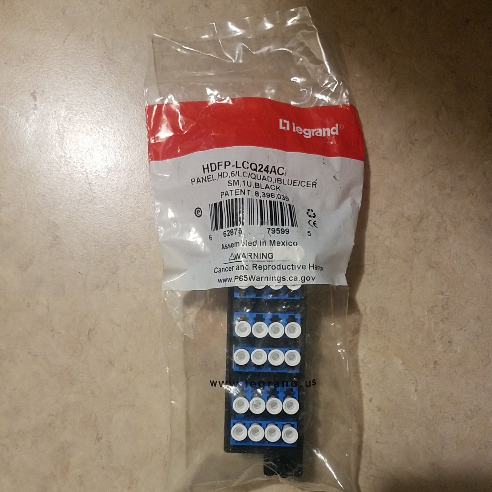 Legrand HDFP-LCQ24AC (High Density SM LC Couplers)