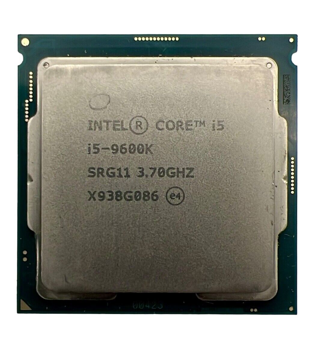 Intel Core i5-9600K 3.7GHz Six-Core CPU Processor SRG11 LGA1151 Socket