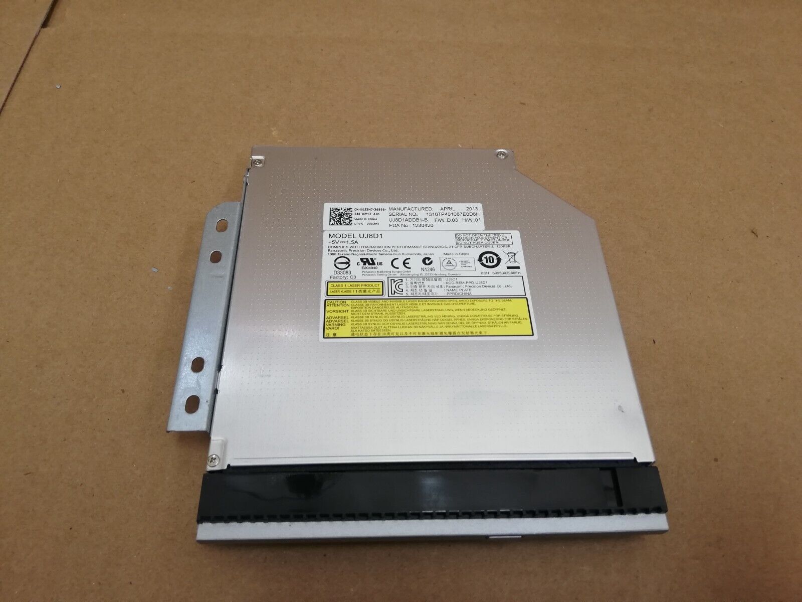OEM Dell Optiplex 9010 AIO All In One PC DVD-RW Drive Re-writer UJ8D1 053H7