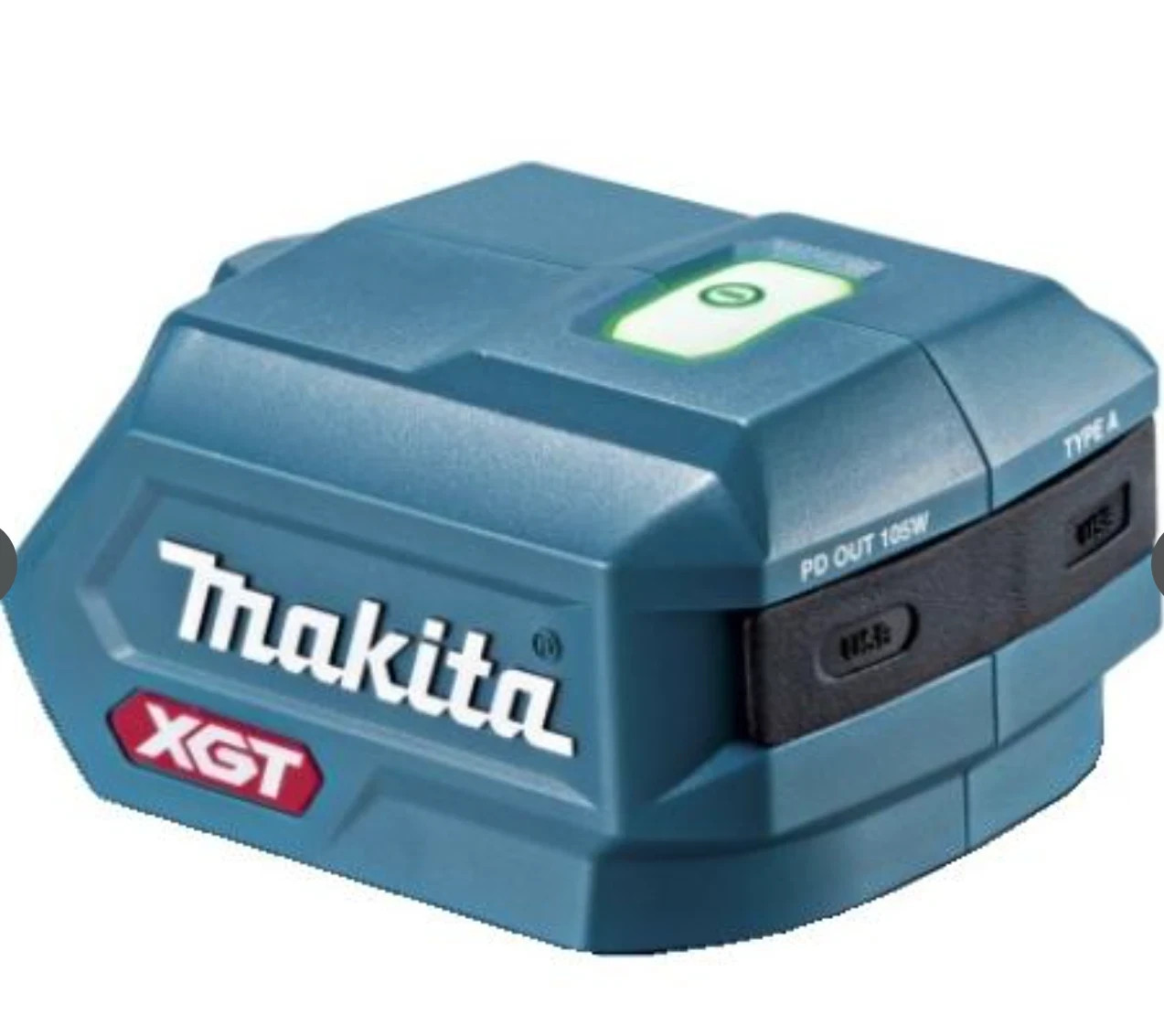 Makita ADP002G USB Adapter 40Vmax USB-PD 105W Type-C Type-A Battery Holder