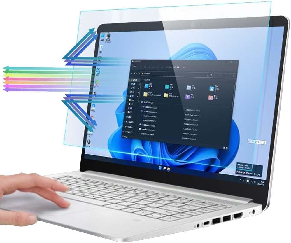 15.6 Inch Anti Blue Light Laptop Screen Protector,Eye Protection Anti Glare Anti