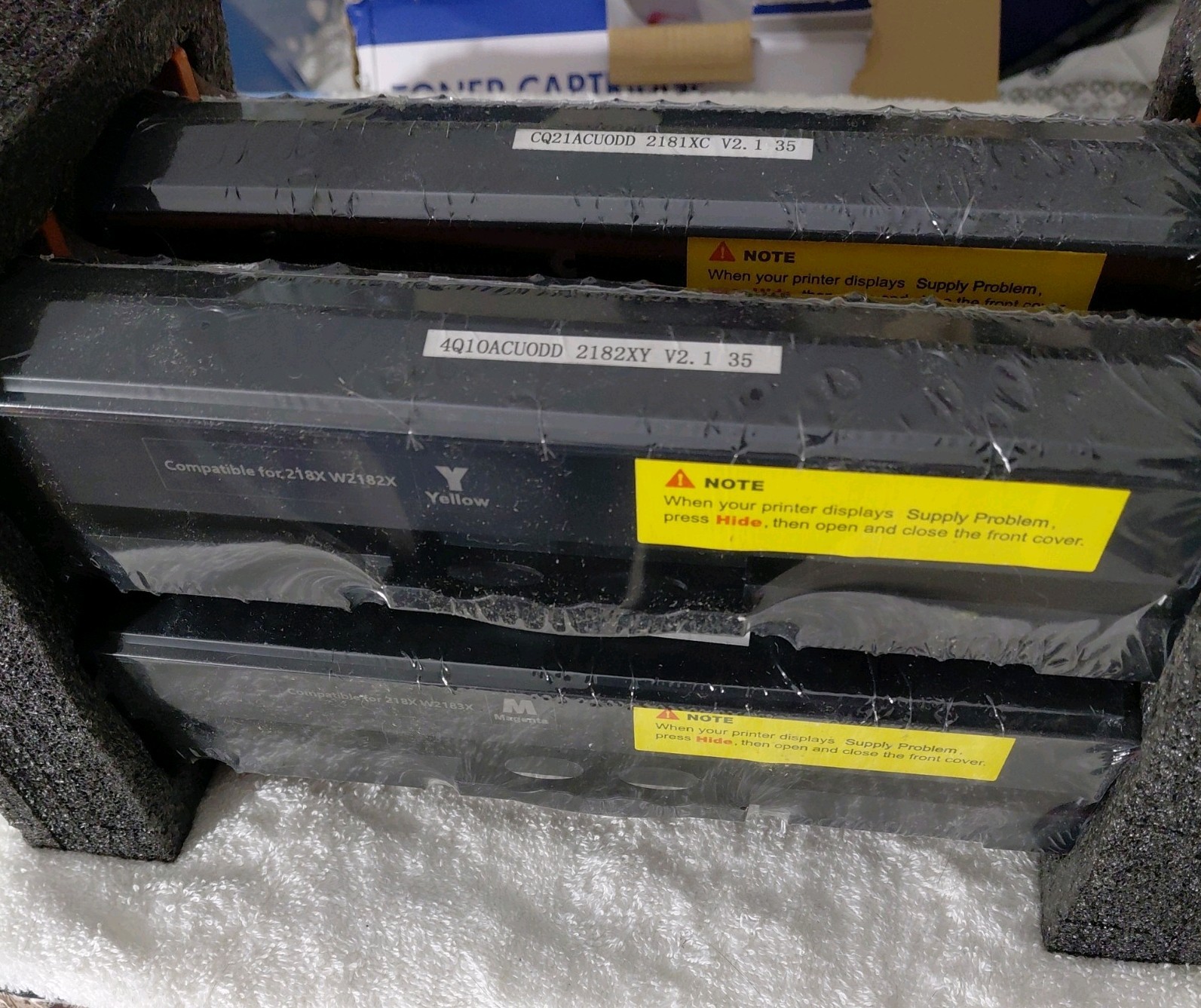 4PK For HP 218A 218X Toner W2180A W2181A W2182A W2183A for LaserJet Pro 3301sdw