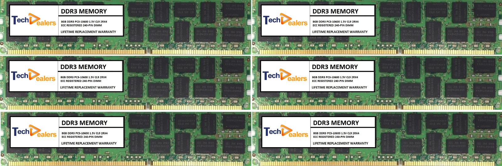 48GB (6X 8GB) DDR3-1333 PC3-10600 Memory RAM for APPLE MAC PRO 5,1 Westmere