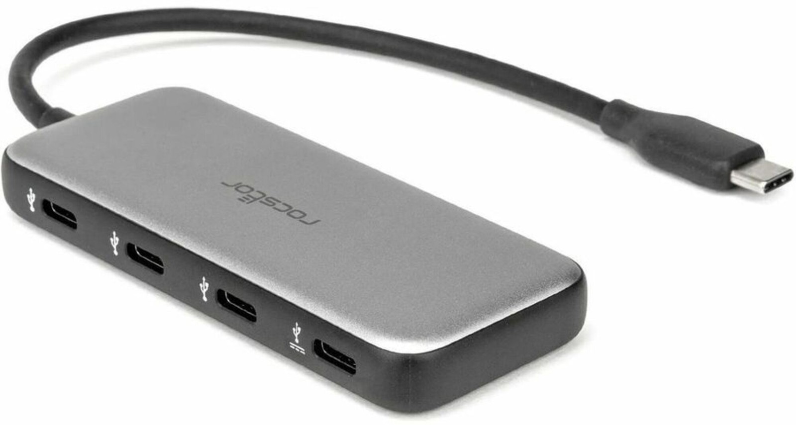 Rocstor - Y10A318-S1 - Rocstor Premium USB-C HUB with PD - USB-C to Quad USB-C