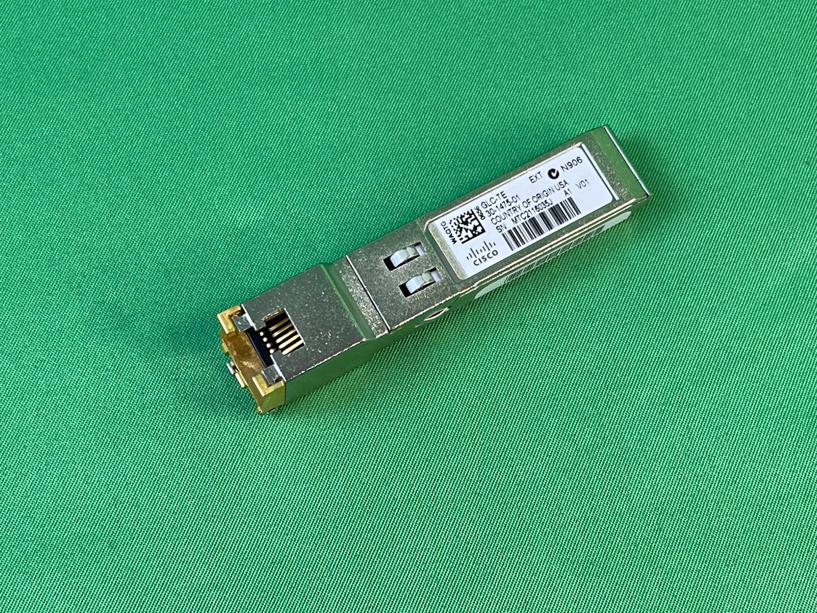 GLC-TE Genuine Cisco 1000Base-T SFP Transceiver 30-1475-01