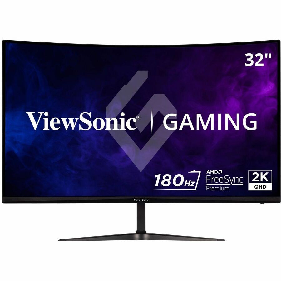 ViewSonic OMNI VX3218C-2K 31.5" WQHD 165Hz 1ms Curved Gaming Monitor Black