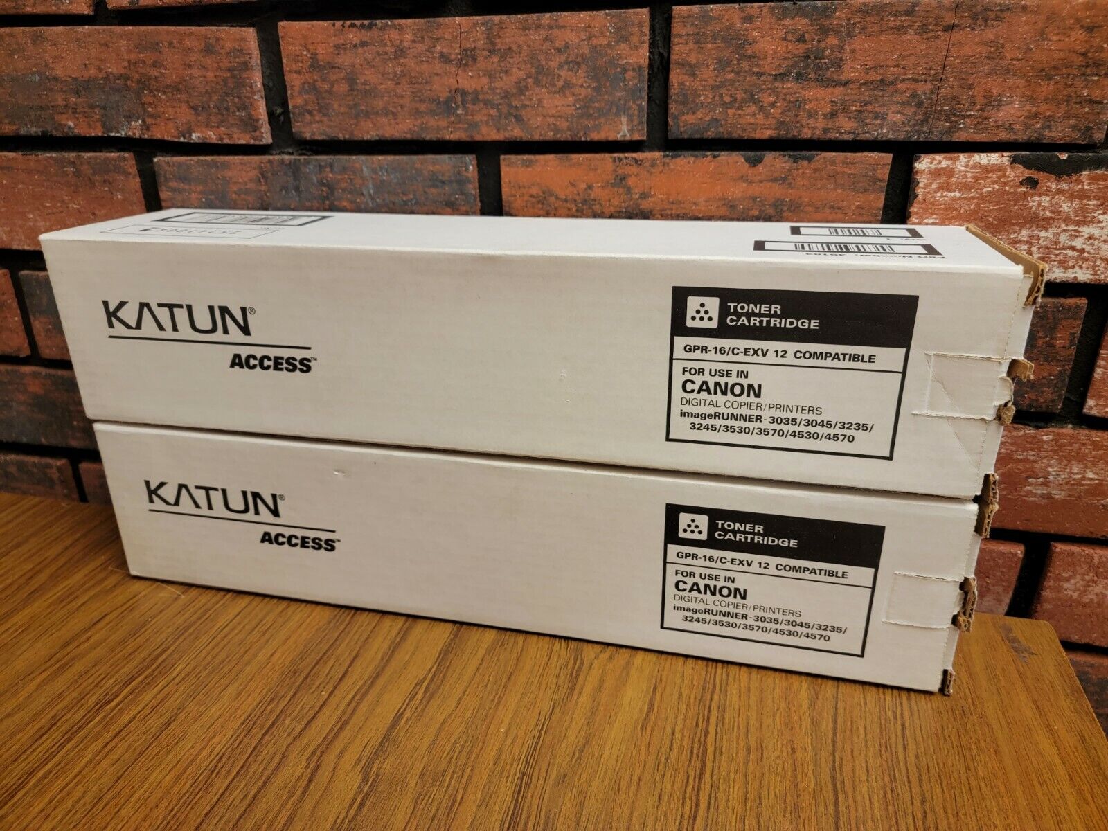 Lot of 2 Katun Access GPR-16/C-EXV 12 Toner Compatible Canon imageRUNNER