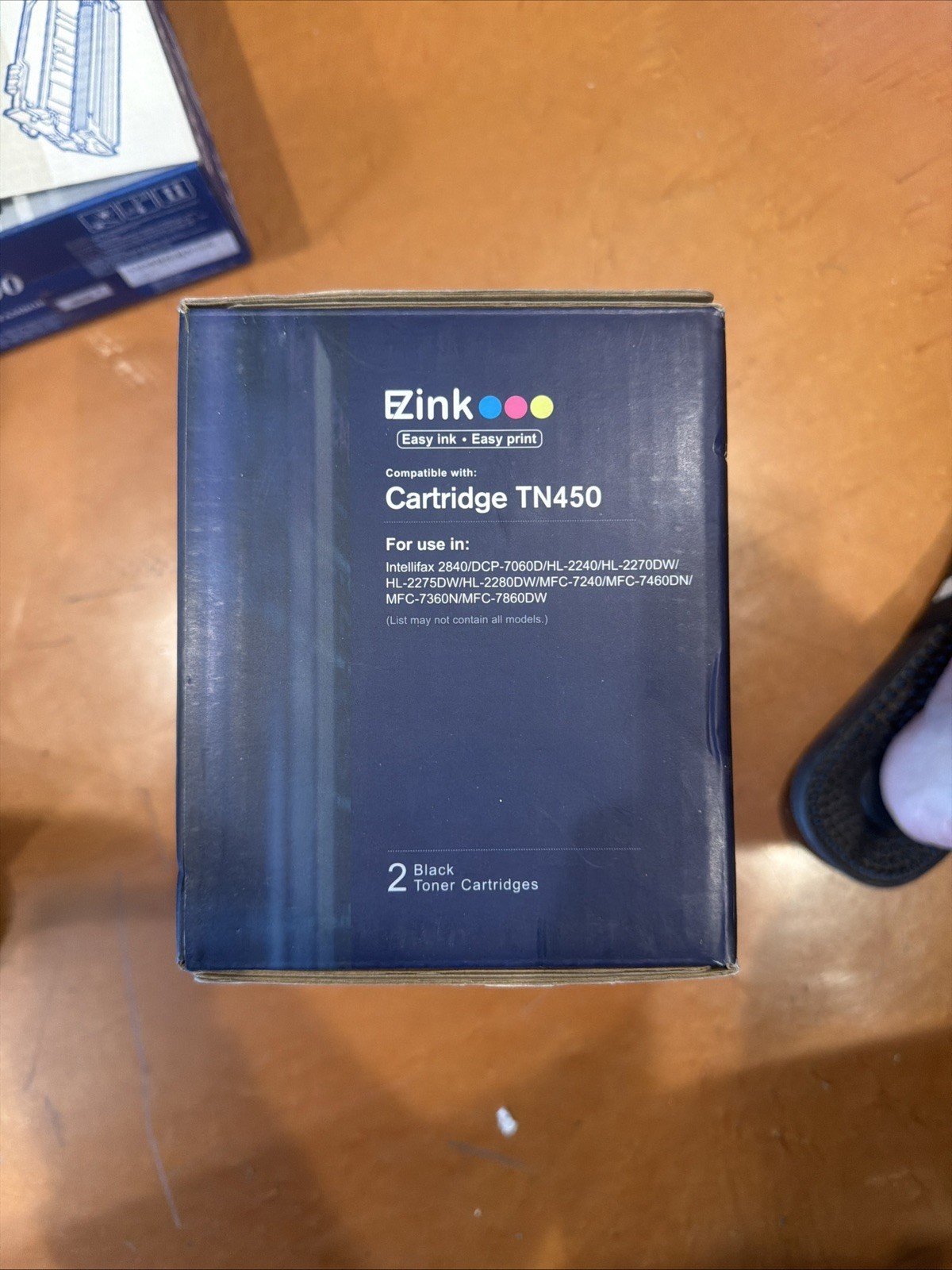 EZink TN450 Premium Toner Cartridge Black.  1 Pack Remaining.  Sealed Toner Cart