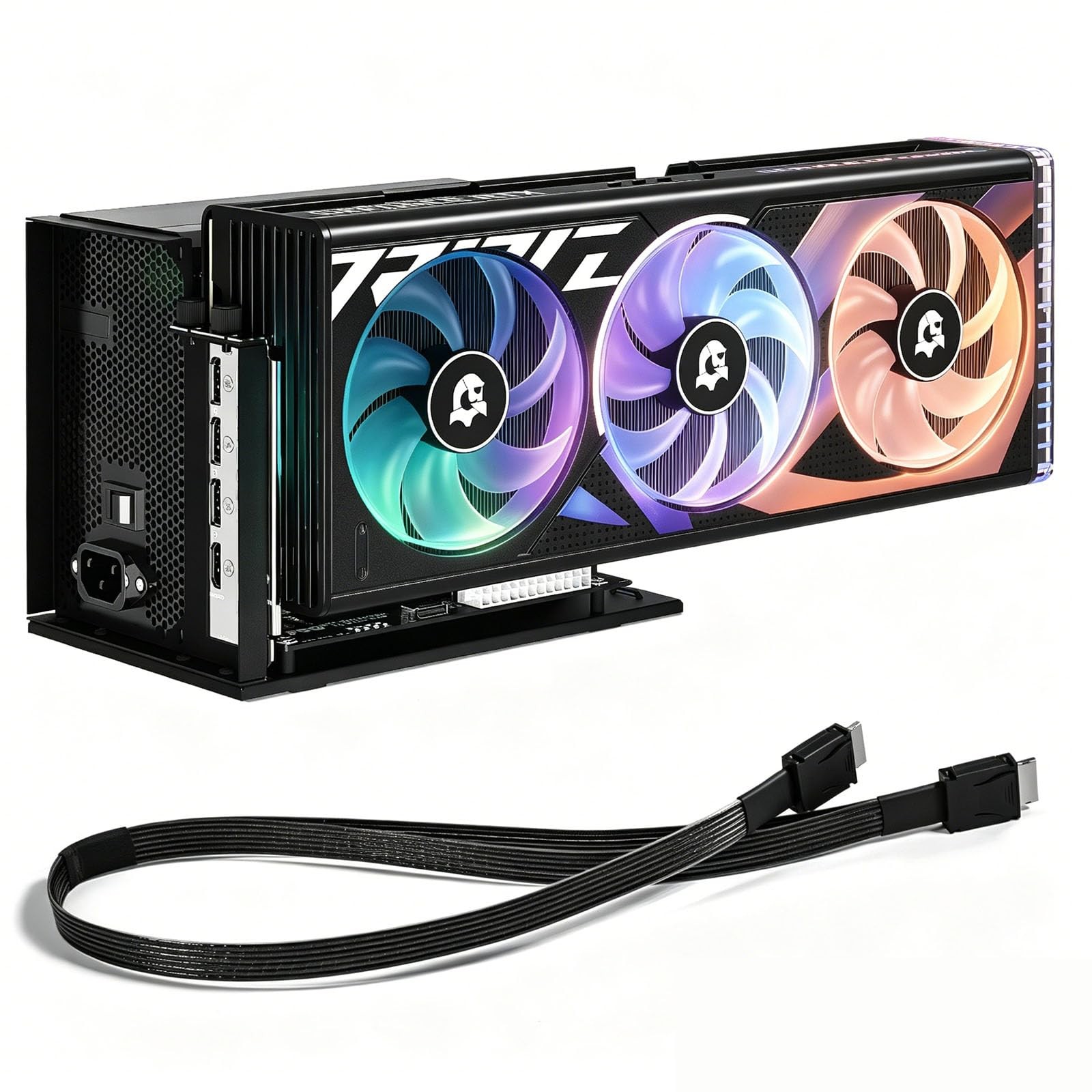 PCIe 4.0 x4 64Gbps Compatible eGPU Dock, with OCuLink SFF-8612 8311 to PCIe...