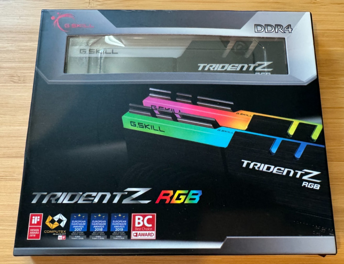 GSkill Trident Z RGB DDR4-4000 MHz 32GB (2x16GB) RAM Used