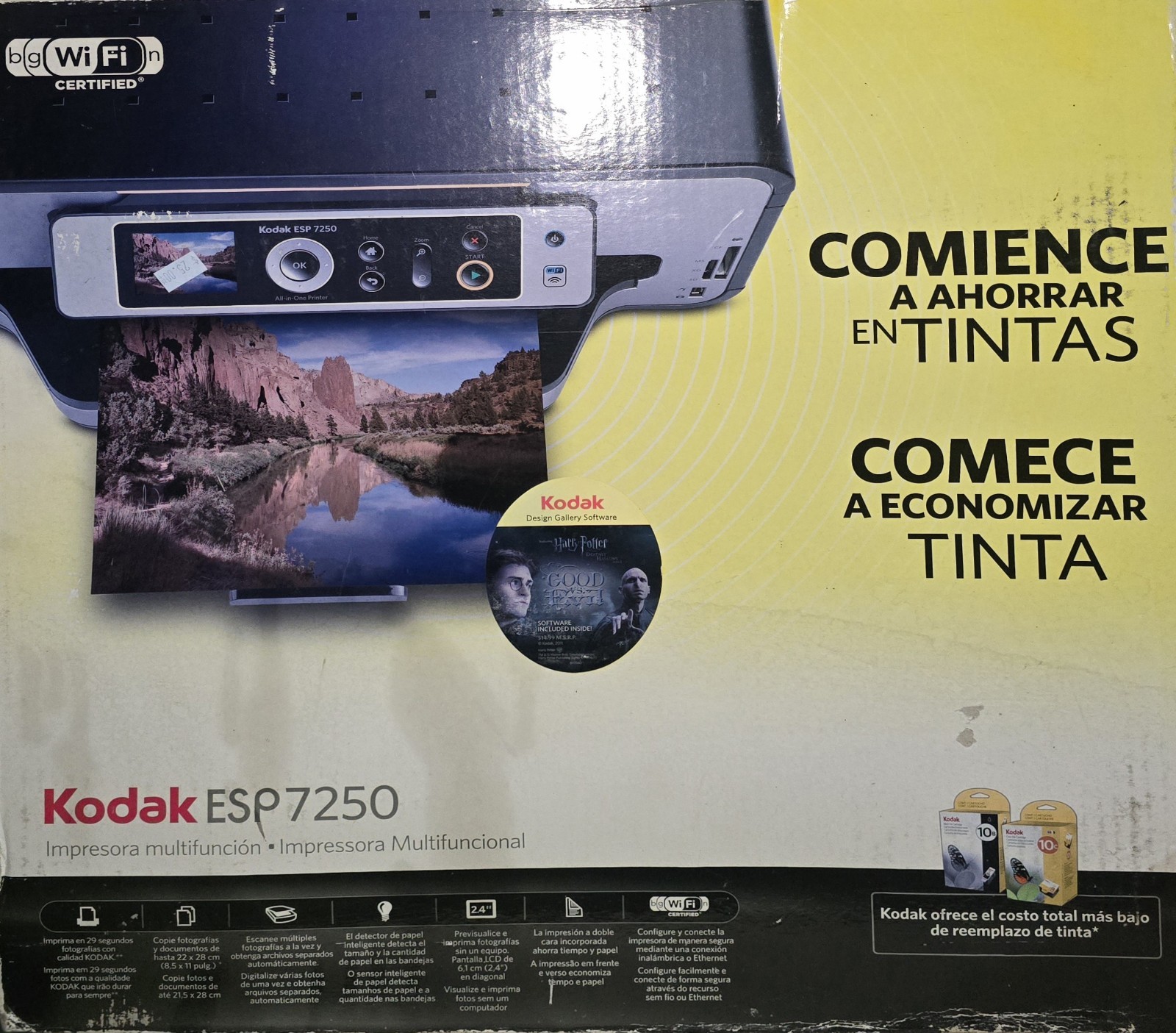 New Kodak ESP 7250 All-In-One Inkjet Printer