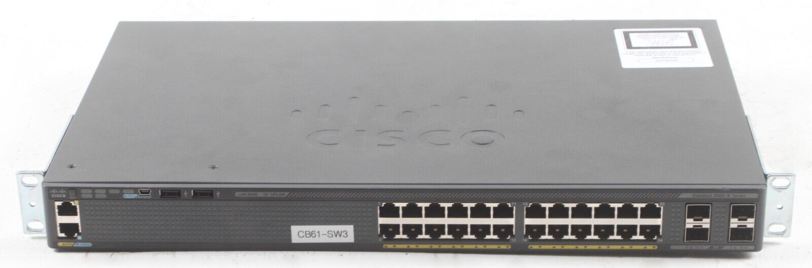 Cisco Catalyst 2960-X Series WS-C2960X-24TS-L V03 Gigabit Switch; 6145545