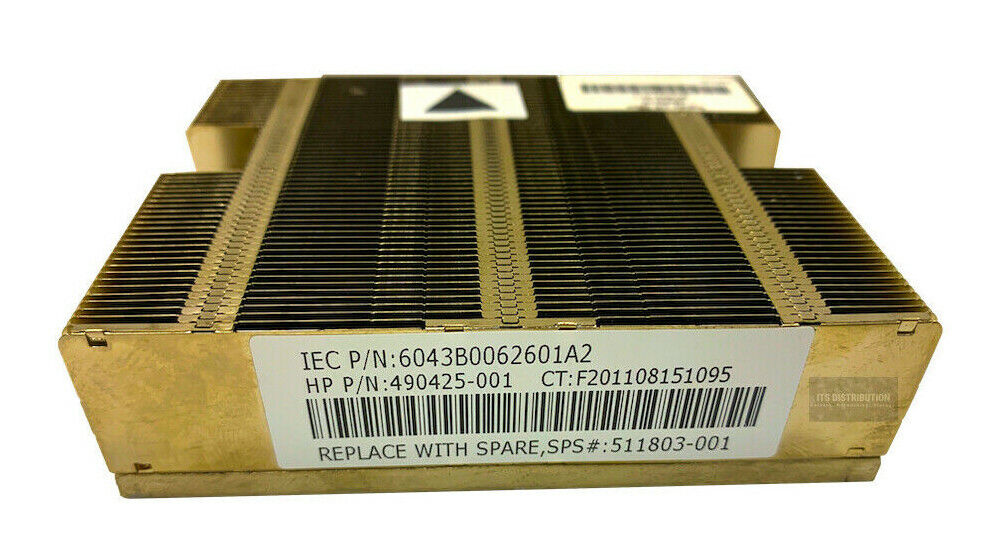 490425-001 | HP Proliant DL160 G6 Processor Heat Sink 511803-001