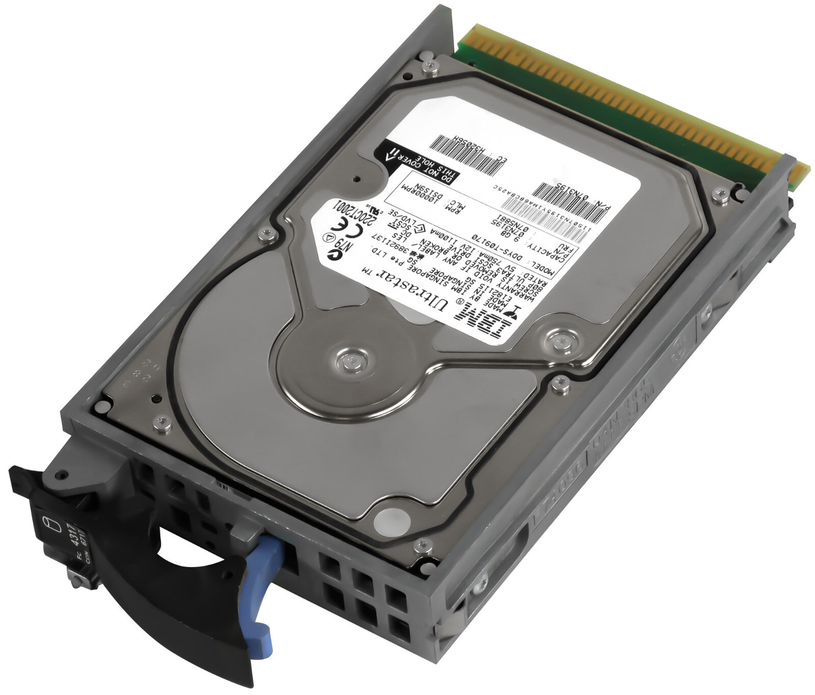 HARD DRIVE IBM 07N5881 07N3195 DDYS-T09170 9.1GB 10K SCSI U160 3.5''