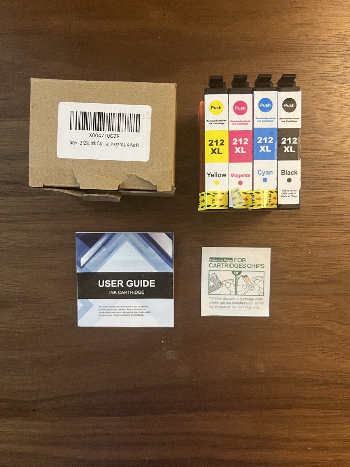 212XL 4PK 4 Color Ink Cartridge Exp May 2026