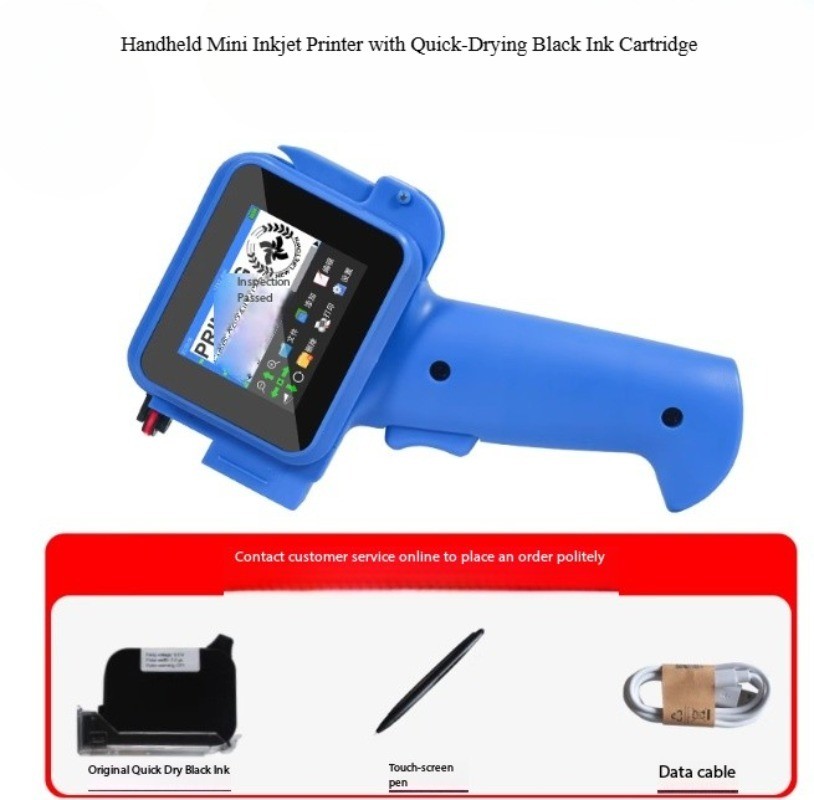 New Mini Handheld Inkjet Printer 12.7mm for QR Codes and Barcodes