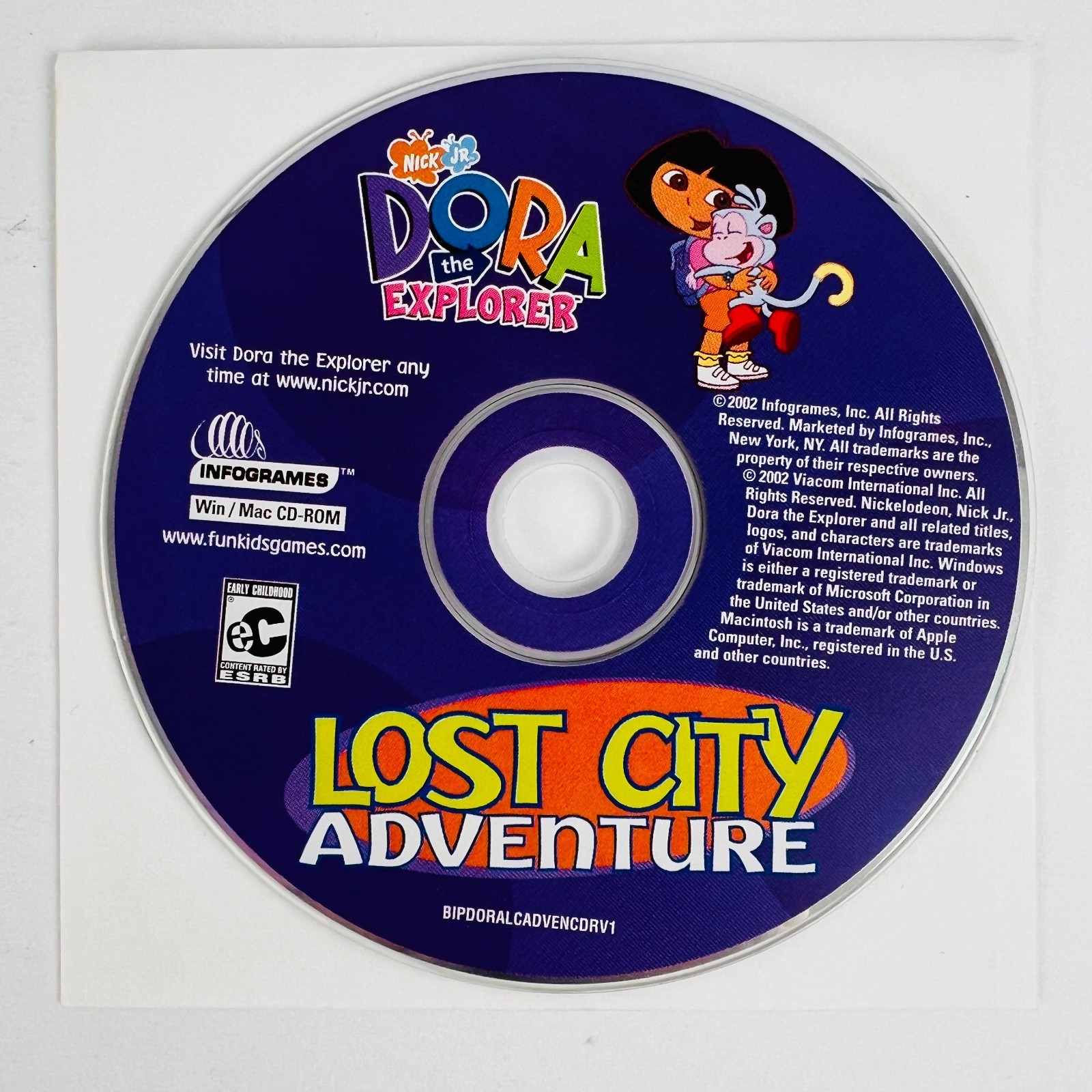 Dora the Explorer - Lost City Adventure CD PC Game Win/Mac