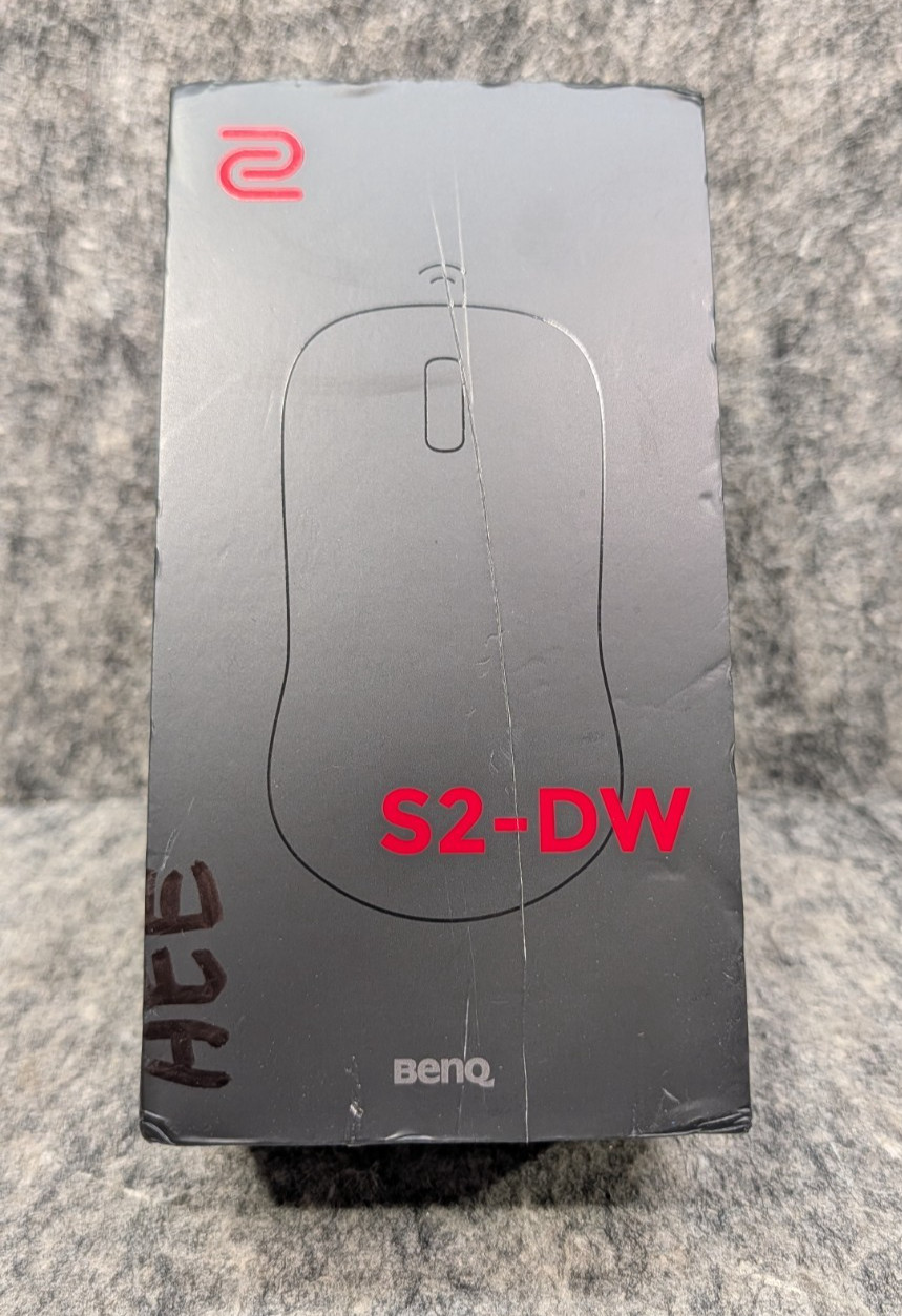 BenQ S2-DW ZOWIE Wireless Gaming Mouse 4K Enhanced Receiver - Black 🔥New🔥