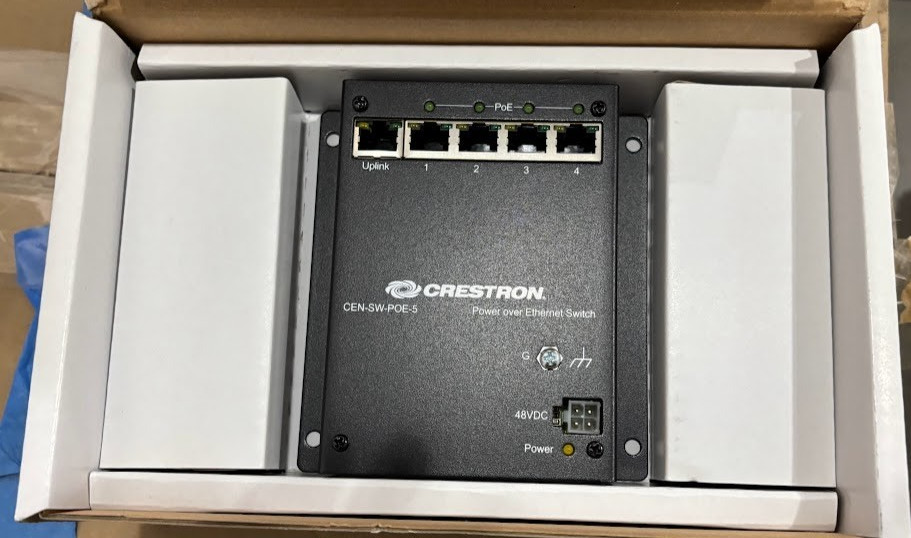 Crestron CEN-SW-POE-5 5-Port PoE Switch