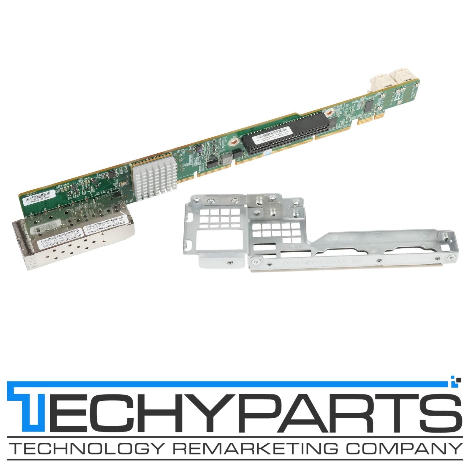 Supermicro AOC-URN2-i2XS 1U Ultra Intel 82599ES 2x 10G SFP+ 2x NVMe Riser w/ BKT