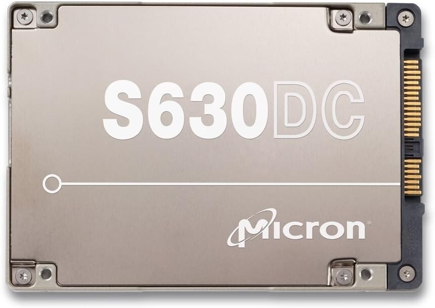 Micron 800GB S630DC 2.5" SAS 12Gb/S SSD MLC NAND. Enterprise-Hardened drive