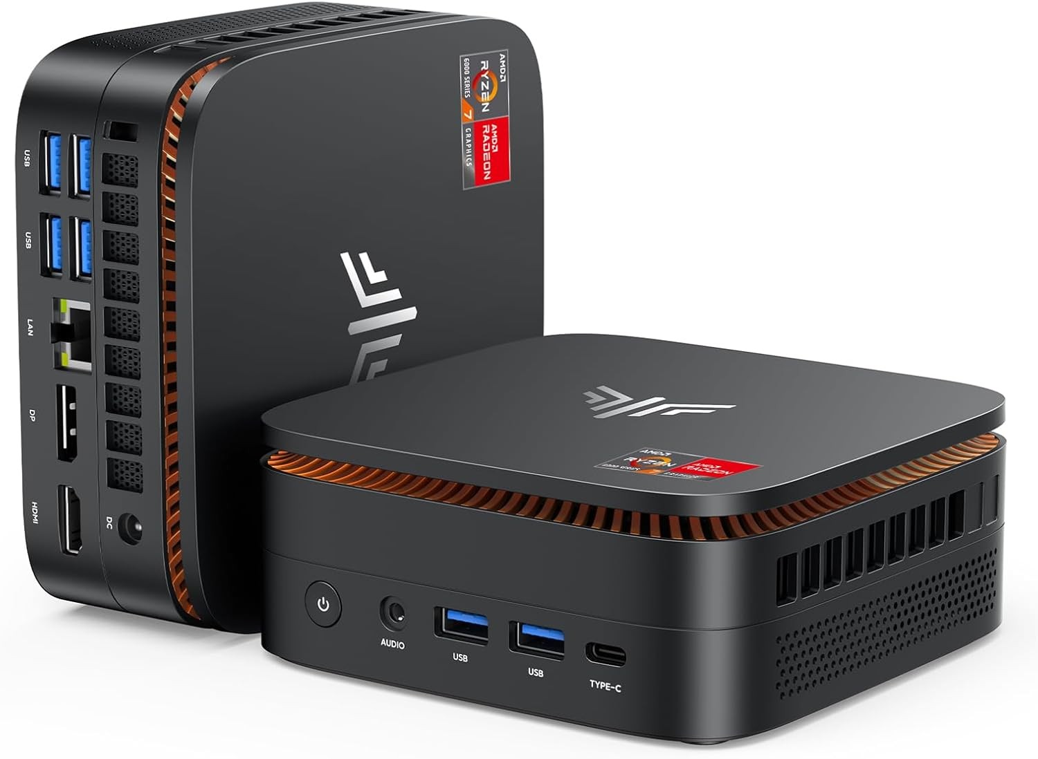 KAMRUI E3B Mini Gaming PC – AMD Ryzen 7 7735HS – 24GB LPDDR5 5500 MT/s + 1TB SSD
