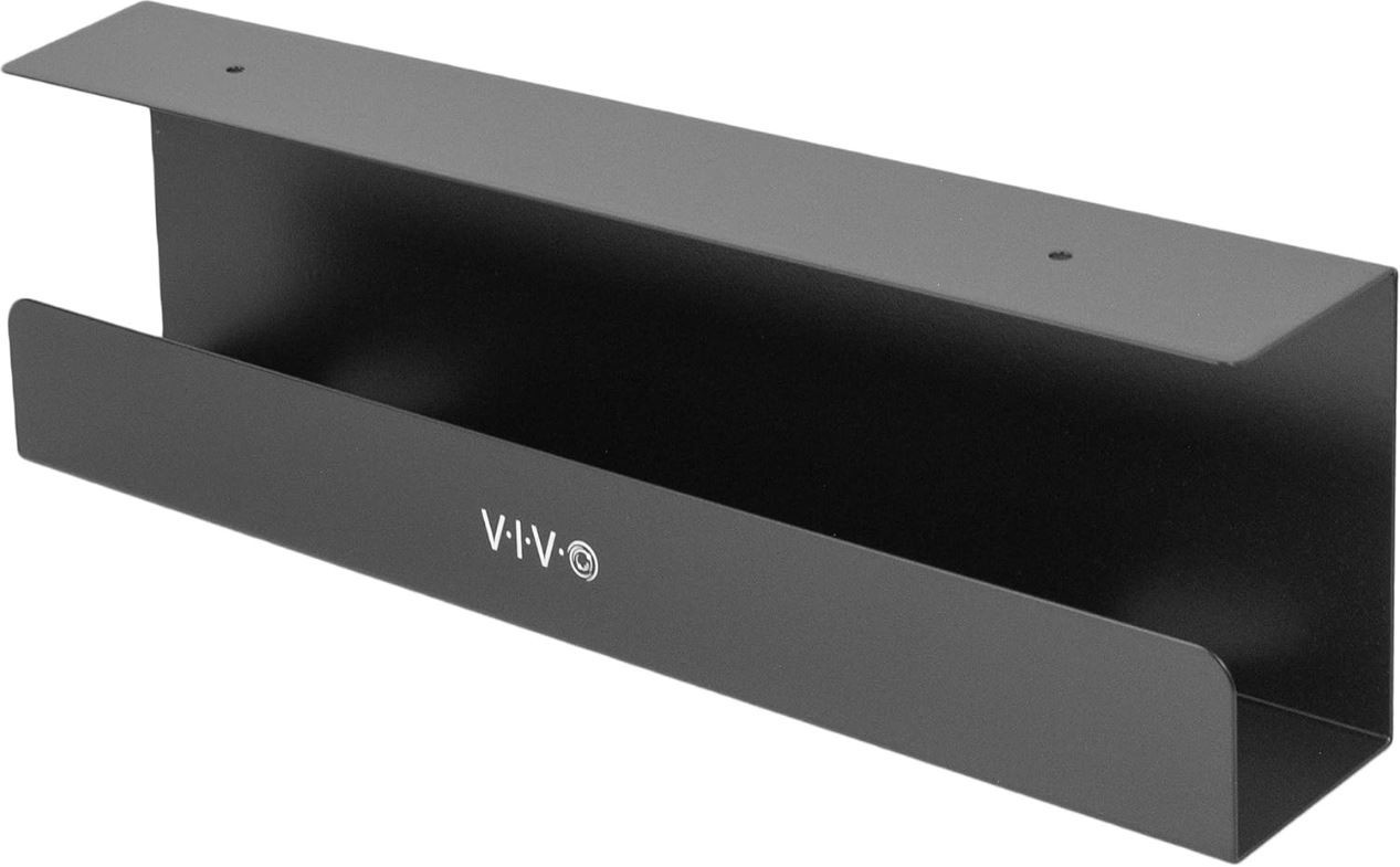 VIVO Under Desk 17" Cable Management Tray Power Strip Holder Cord Organizer