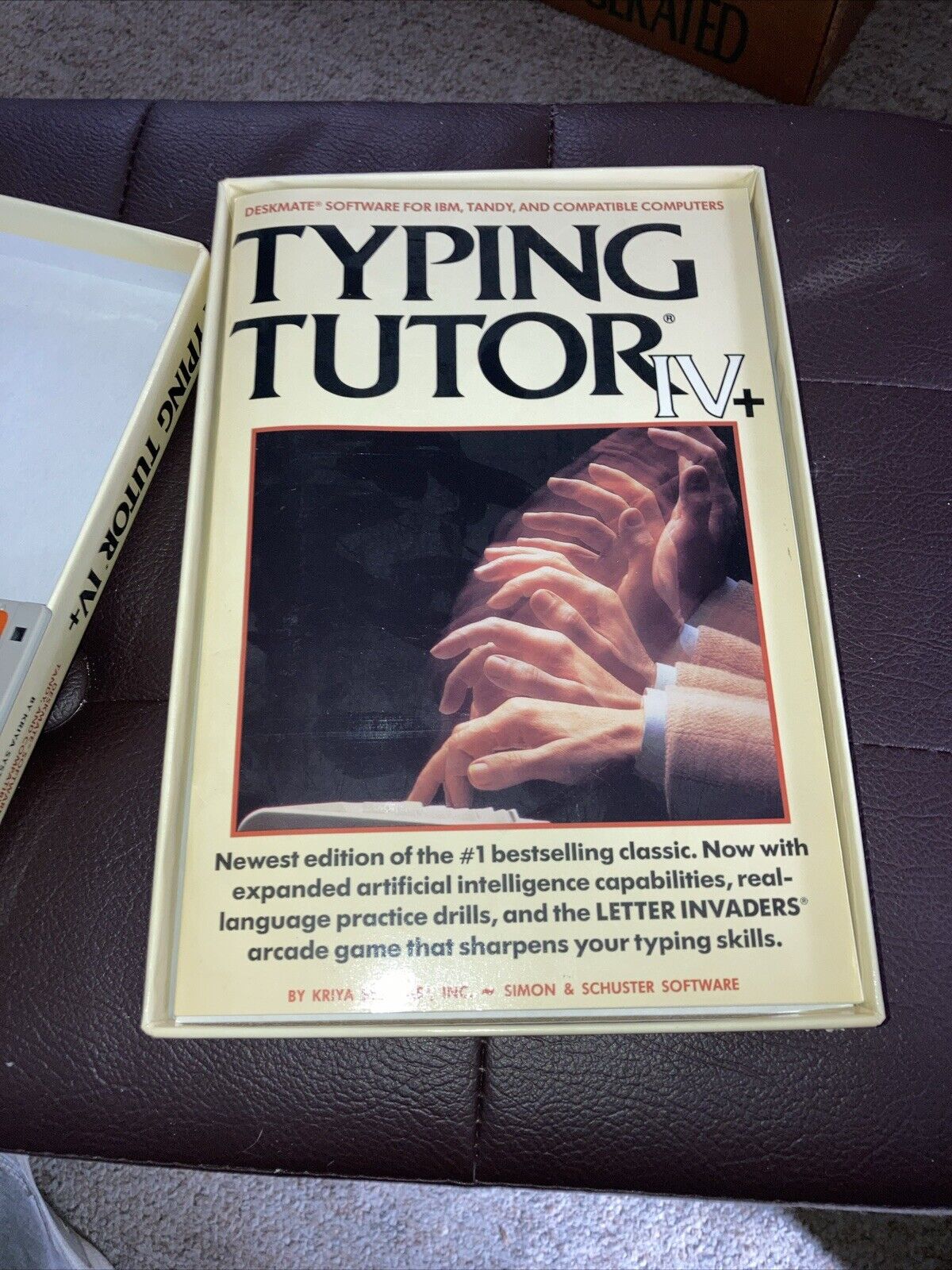 Commodore 64 (C64) Typing Tutor IV: - w/  Letter Invaders Floppy Disk