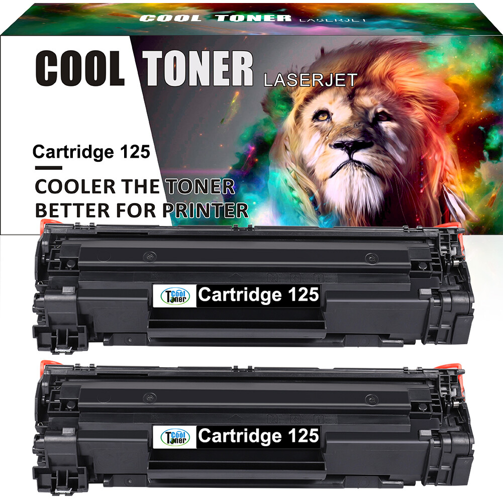 2x CRG125 Toner Lot Fits for Canon 125 ImageClass LBP6018W LBP6000B LBP6018