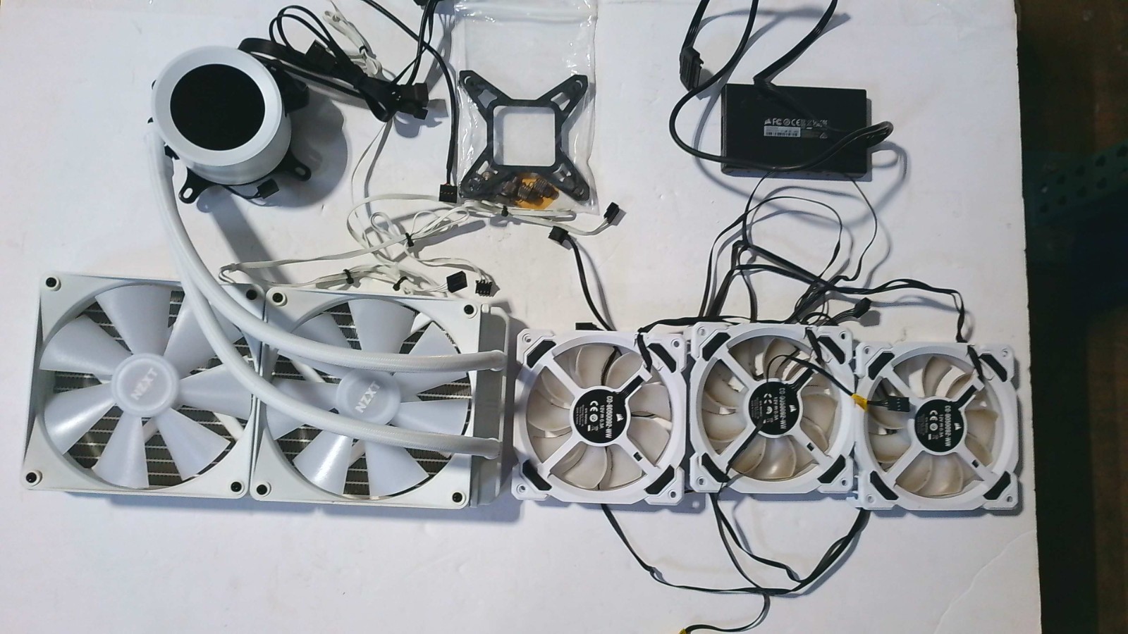 NZXT Kraken Elite 280 RGB 2x140mm AiO Liquid CPU Cooler - Matte White