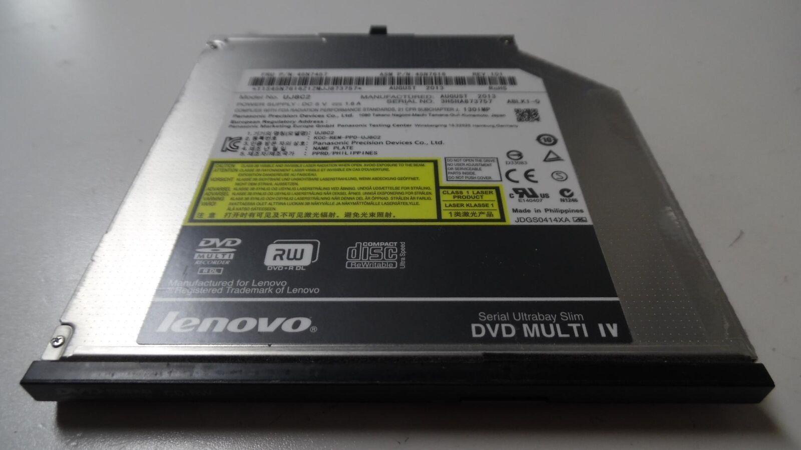 CD/DVD-RW Slim Multi-Drive - Genuine Lenovo ThinkPad T490s - UJ8A2 45N7457