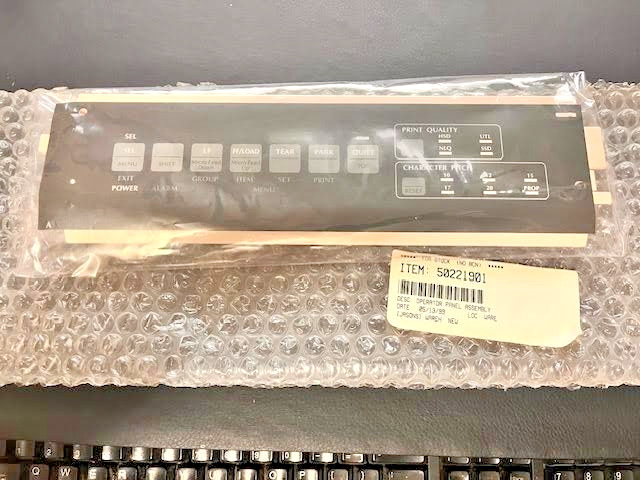 *OEM NOS * Okidata P/N: 50221901 ML-320T & ML-321 Turbo  Operator Control Panel