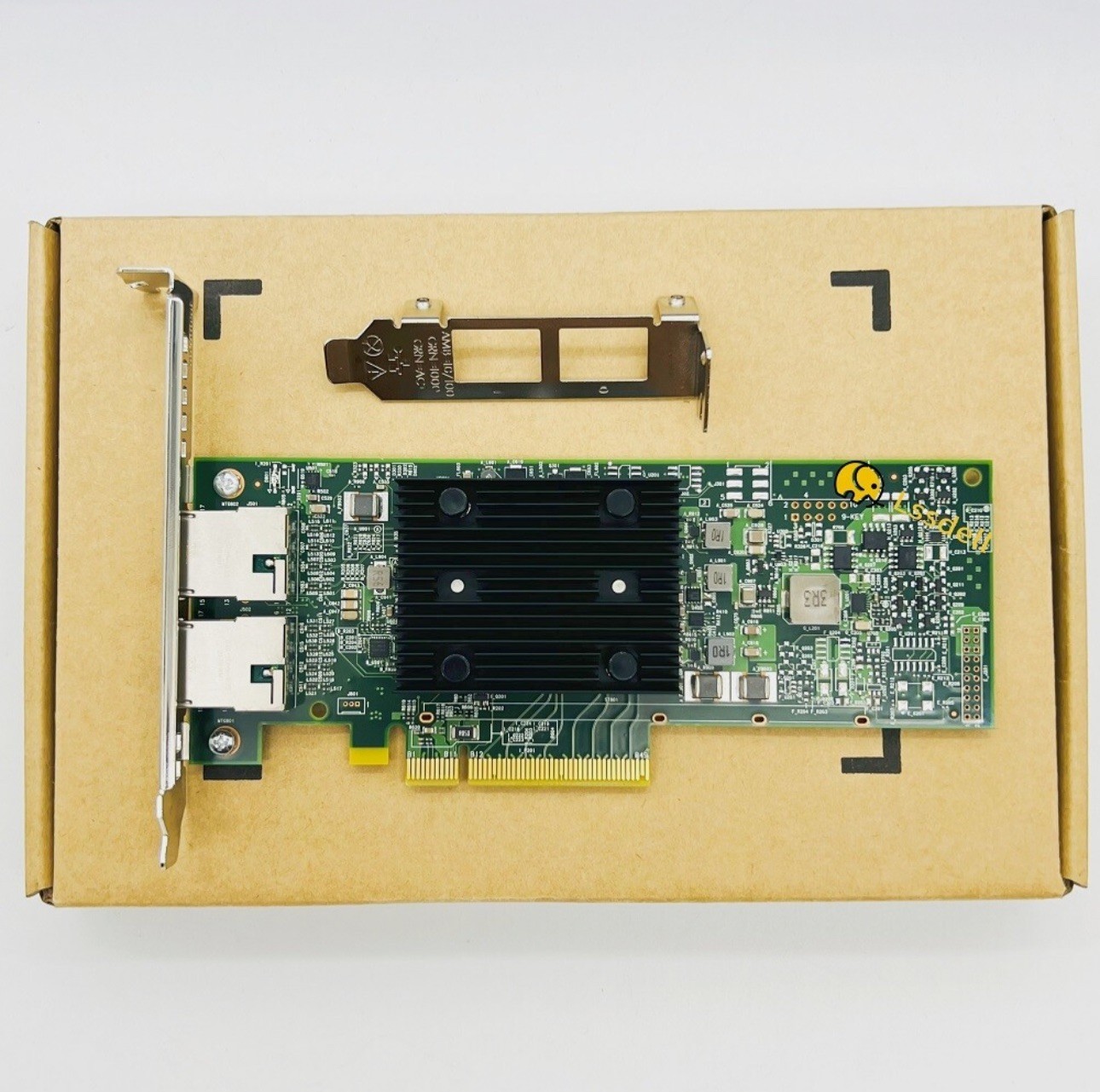 Dell Broadcom BCM57416 10GbE Dual Port RJ45 PCIe Ethernet Adapter 3TM39