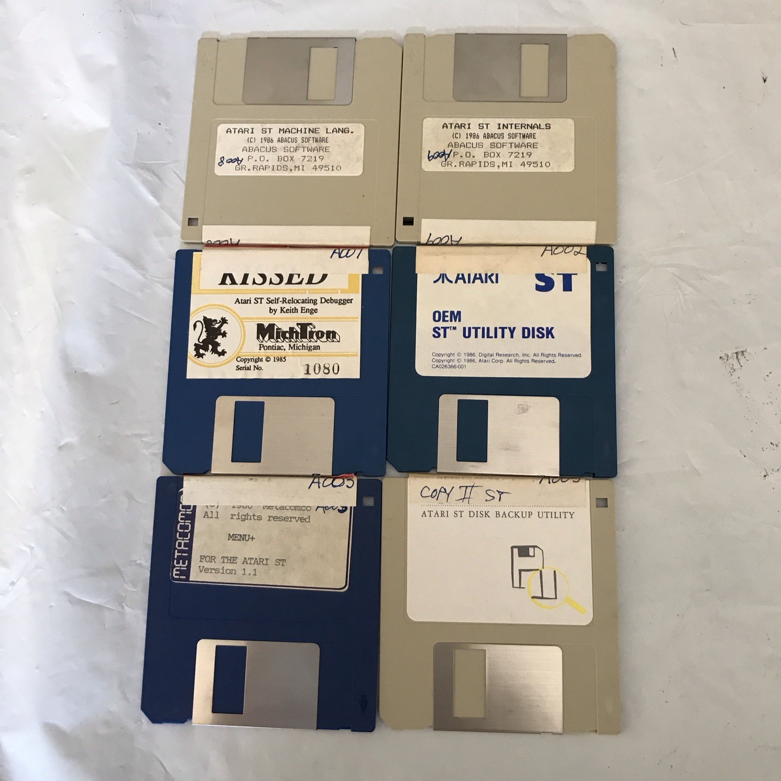 Rare Atari Floppy Disks