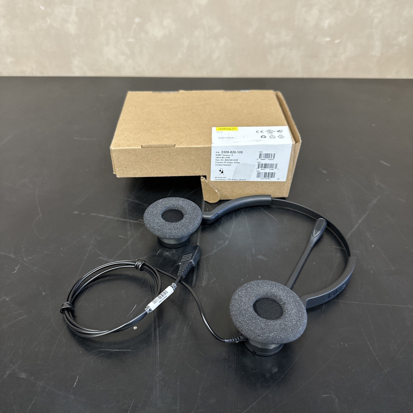 Genuine Jabra 2309-820-105  Jabra BIZ 2300 QD Duo - Headset