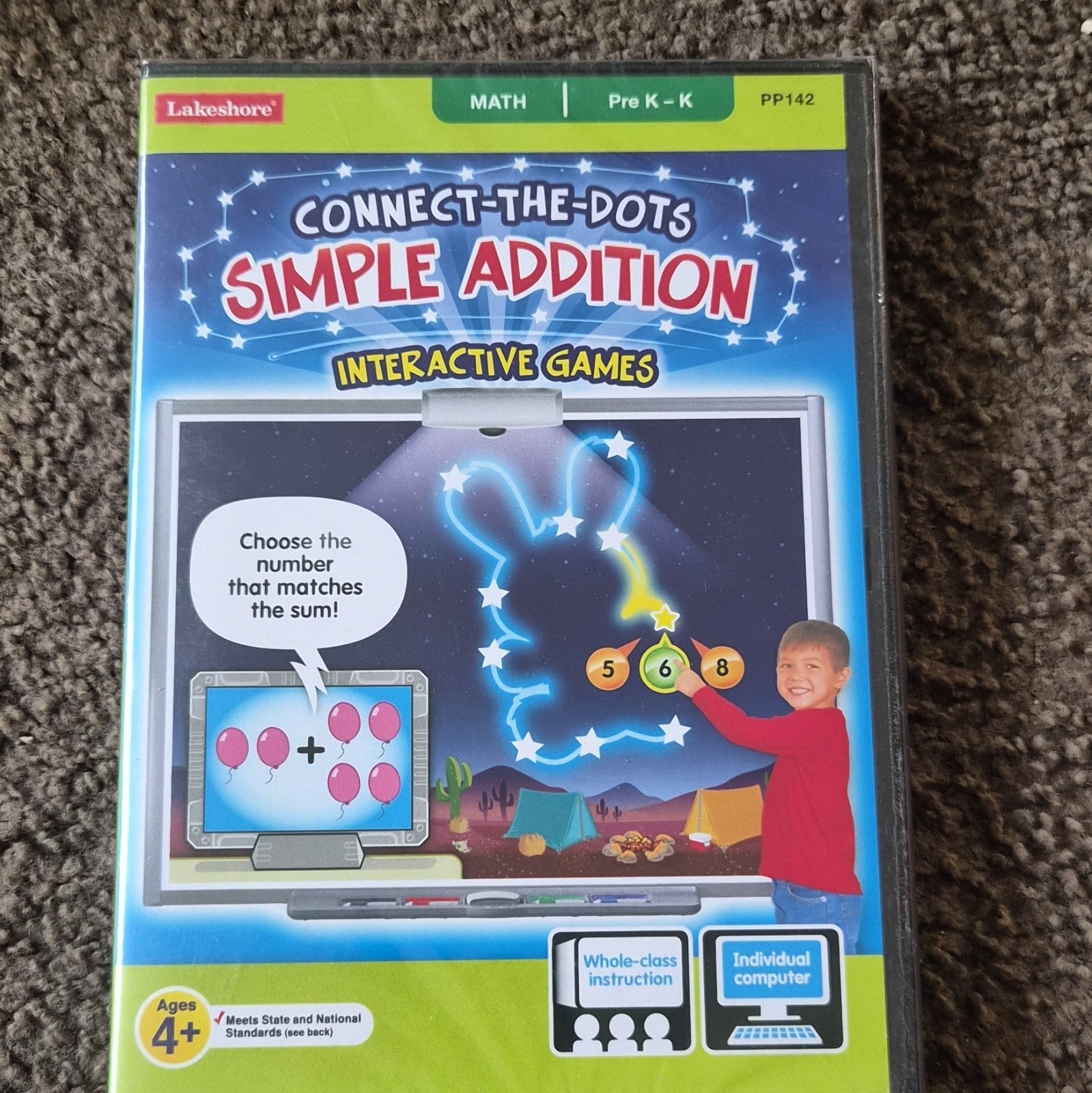Lakeshore Connect-the-Dots Simple Addition Interactive Math Game PP142