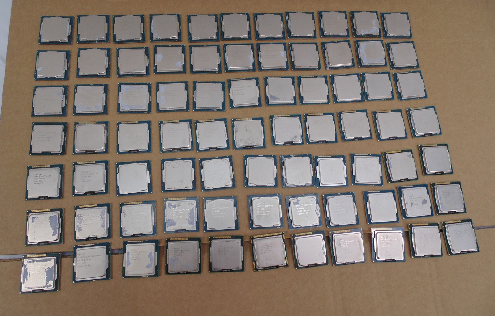 Lot of 77  Intel i5 CPU Processor 10505 8500 6500 6500T 7600 3470 9400 2400 4130