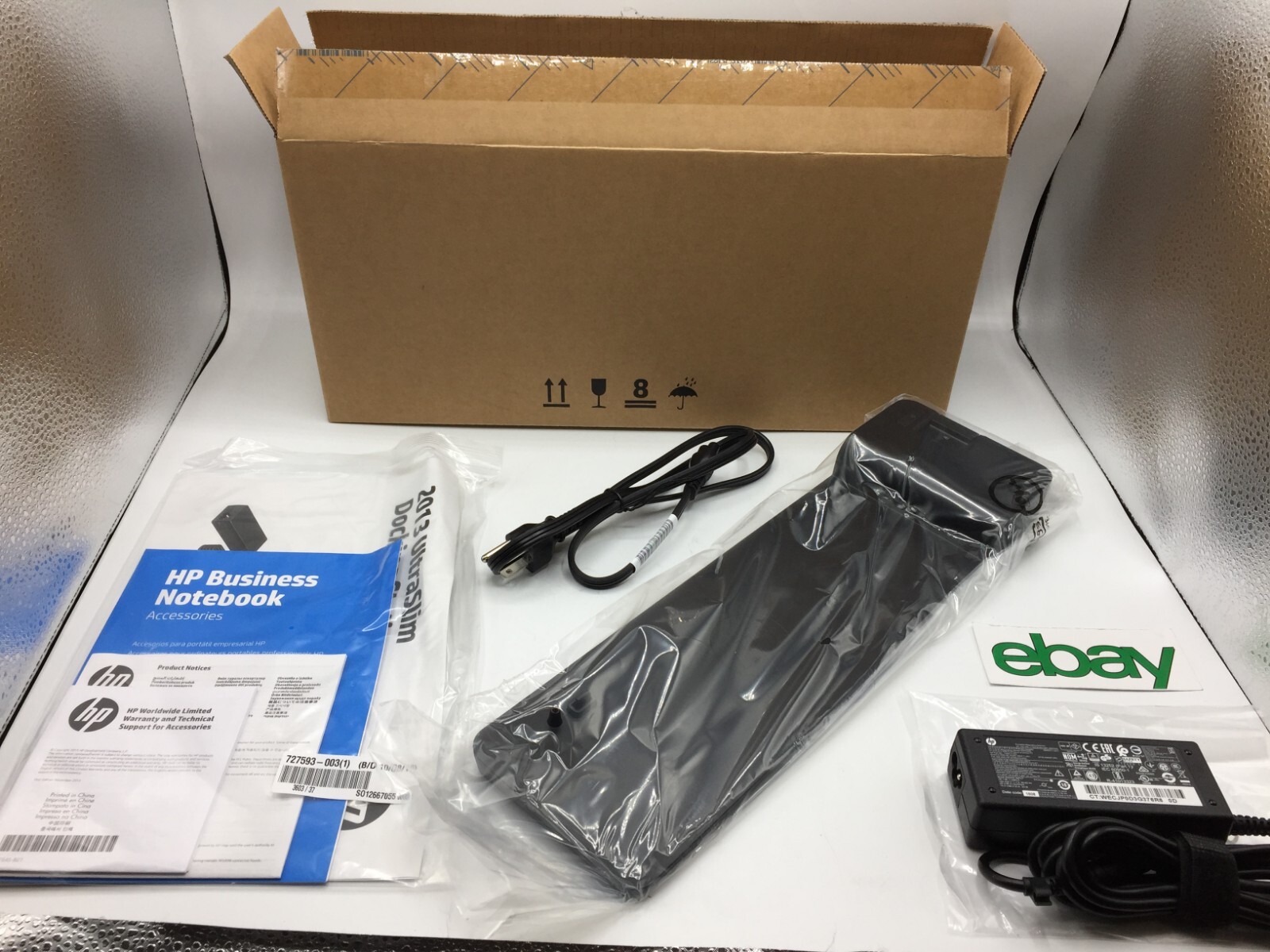 New HP D9Y32AA EliteBook & ProBook UltraSlim Dock 2013 US w/ 65W AC P