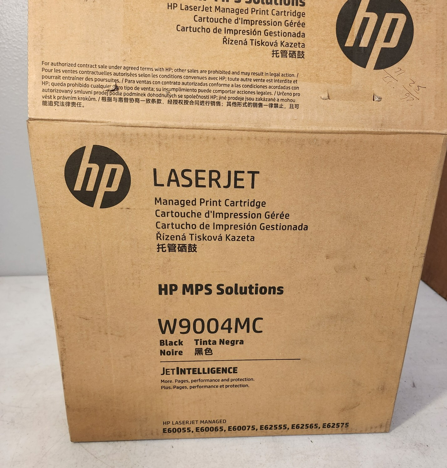 HP W9004MC Black Hi Yield Toner Cartridge Genuine New Sealed Open Box 